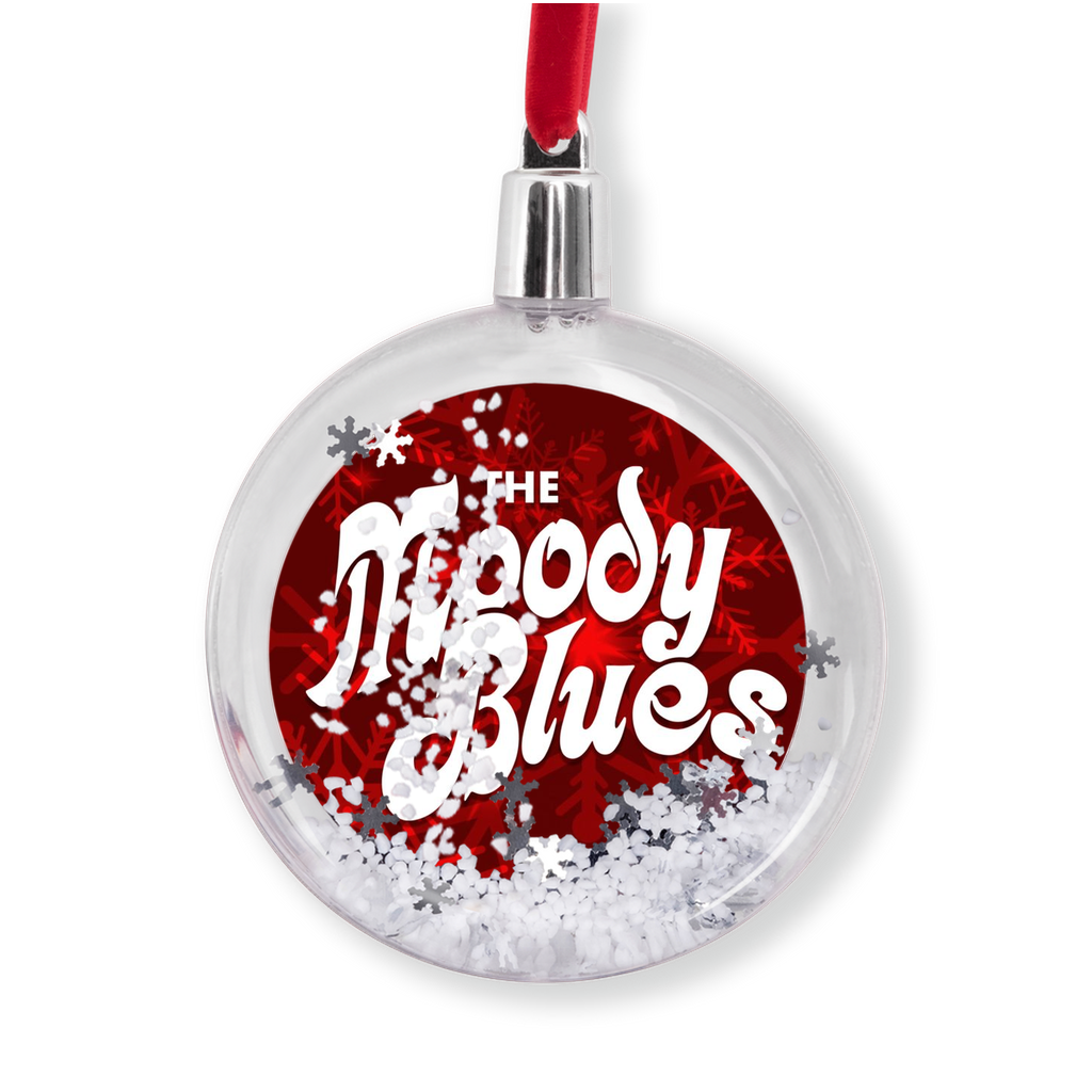 Red Moody Blues Snow Globe Ornament