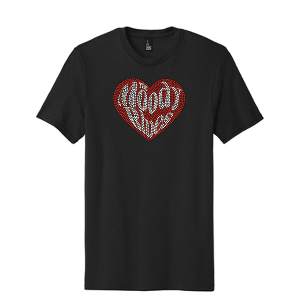 Moody Blues Heart Crystals Tee