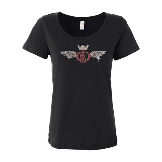 Pink Wings Scoop Tee