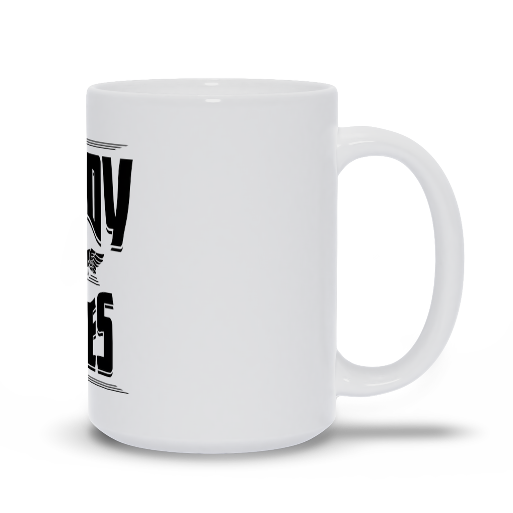 Moody Blues Retro Logo White Mug