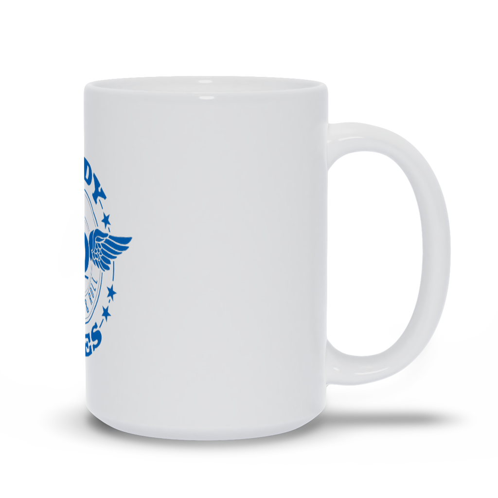 White Moody Blues Classic Rock & Roll Mug